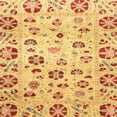 thumbnail image 1 of Ahgly Company Machine Washable Indoor Square Abstract Papaya Orange Area Rugs, 8' Square, 1 of 7