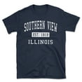 thumbnail image 1 of Southern View Illinois Classic Established Men's Cotton T-Shirt, 1 of 1