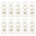 thumbnail image 1 of Unique Bargains 30Pack 4mm Cord Lock Plastic Double Hole Spring Toggle Stoppers, White, 1 of 5