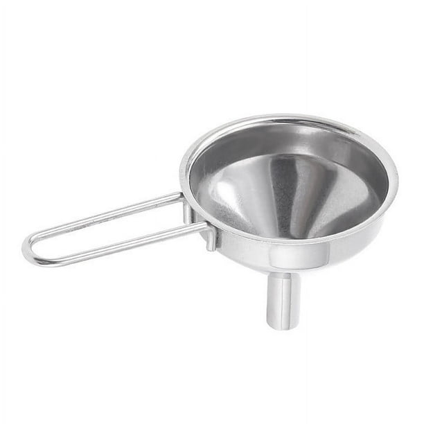 Embudo De Acero Inoxidable Embudo Para Llenar Botellas | Embudo Pequeño De Cocina Embudo Para Botellas De Vino Con Mango Largo | Embudo De Cocina Apto Para Uso Alimentario | Embudo Colgante Para L