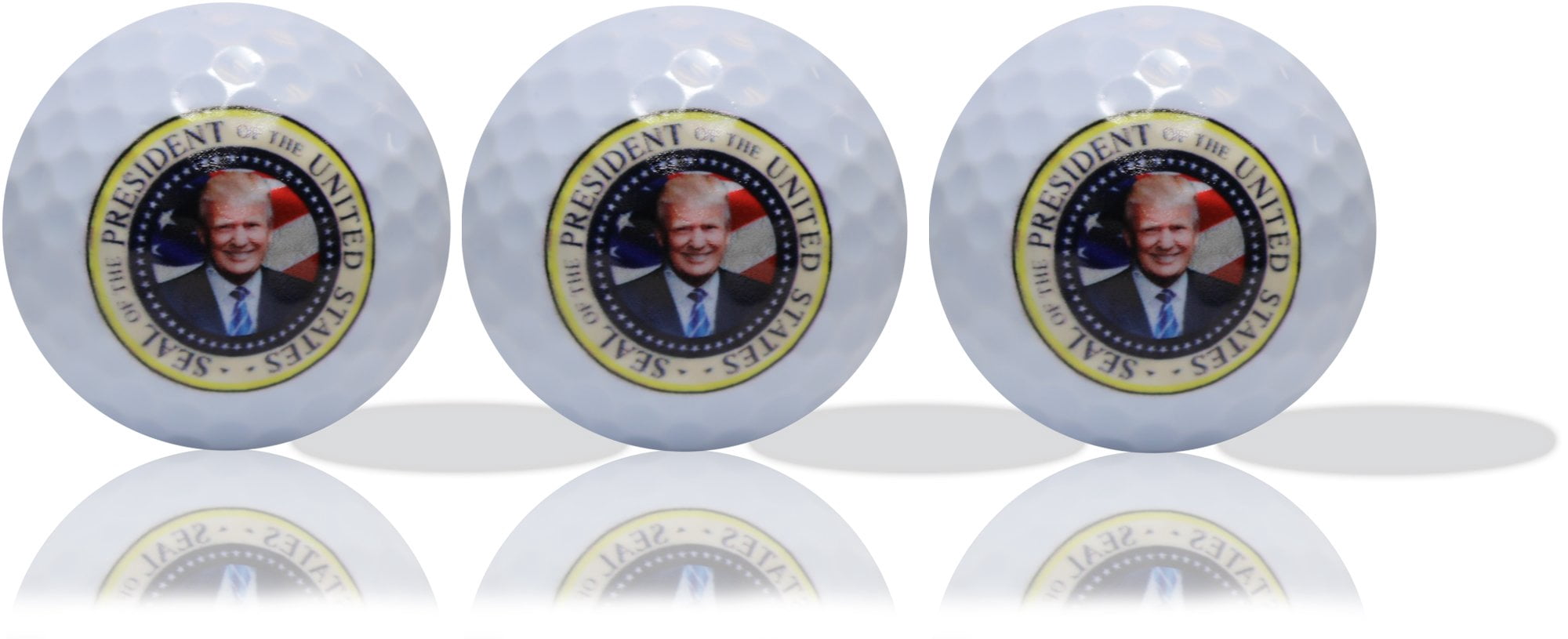 Donald Trump Golf Balls Presidential Seal 3 pack by GBM Golf
