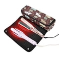 thumbnail image 3 of Hair Tool Organizer Bag with Heat Resistant Mat Removable Travel Storage Case for Hot Air Brushes Curling Irons Vintage Art Easter Bunnies, 3 of 8
