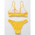thumbnail image 6 of Sexy Bikini Plain Rib Swimwear Women Swimsuit Female Brazilian Bikinis Sets 2 Pieces Women Bathing Suit Swim for Beach Wear, 6 of 6