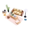 thumbnail image 4 of Juego De Muebles Para Casa De Muñecas, Juego De Mesa En Miniatura, Silla, Lámpara De Pie, 4 of 8
