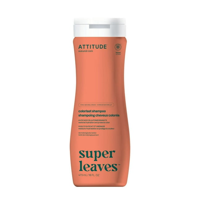 ATTITUDE super leaves, Colorlast Shampoo, Avocado Oil & Pomegranate