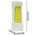 thumbnail image 4 of One-Touch Butter Cutter, Button Butter Slicer And Storage Case, Butter Dispenser With Stainless Steel Blade, Cheese Squares Splitter Slicing Tool For Bread, Cakes, Cookies, 4 of 9
