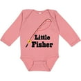 thumbnail image 3 of Inktastic Little Fisher Fishing Boys or Girls Long Sleeve Baby Bodysuit, 3 of 5