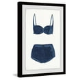 thumbnail image 6 of Marmont Hill Mh-Julncst-53-Bfpfl-12 12" X 8" "Navy Bikini" Framed Giclee Painting On Paper, 6 of 6