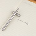 thumbnail image 4 of Cergrey Stylo, Portable Fait Main en Acier Inoxydable Stylo à Bille Roller Encre Noire Cadeaux, Stylo Fait Main, 4 of 8