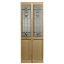 AWC 147 Sedona Glass 24" x 80" Bifold Door, Unfinished