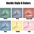 thumbnail image 2 of Minimalism Rustic Pendant Light for Kitchen Island, Large Simple Vintage Metal Pendant Lighting for Dining Room, Colorful Modern Farmhouse Pendant Lamp, Retro Industrial Pendant Light Fixture, 2 of 7