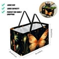 thumbnail image 2 of Fireflies Large Capacity Reusable Foldable Oxford Cloth Storage Basket: Tote Bag, Laundry Organizer, and Storage Box, 2 of 7