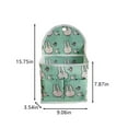 thumbnail image 3 of Vikakiooze Wall Hanging Storage Bag Fabric Storage Bag Wall Hanging Organizer Bag With Pockets For Kitchen Bedroom Bathroom, 3 of 6