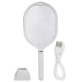 thumbnail image 1 of Matamoscas eléctrico con carga USB 2 en 1, raqueta para lámpara antimosquitos para uso doméstico, 1 of 14
