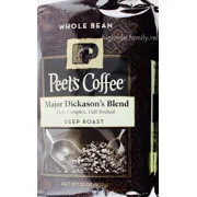 Peet's Coffee Major Dickason's Blend Dark Roast Arabic Whole Bean, 32 Ounces