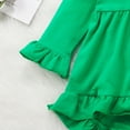 thumbnail image 6 of LMTODLFG Baby Boy Clothes Toddler Kids Baby Girls St.Patrick's Day Tops Plaid Pants Scarf 3PCS Outits Set Baby Clothes Boy Green 5-6 Years, 6 of 9