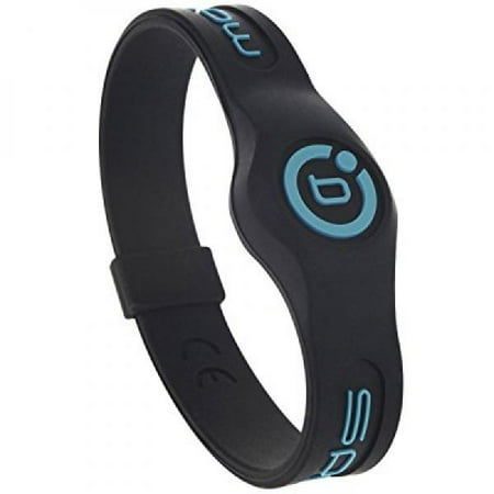 Bioflow Sport Magnetic Silicone Wristband Various Colors Black Bioflow Sport Magnetic Silicone Wristband Various Colors Black Neon Blue L