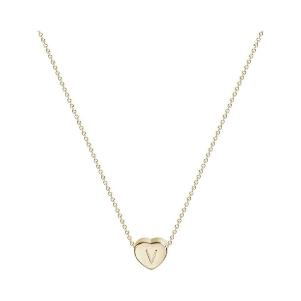 Collar para mujer, joyería para mujer, joyería de moda para mujer, regalo para mujer, 26 collares con colgante de cadena con nombre y letras en inglés, joyería, collares de moda.