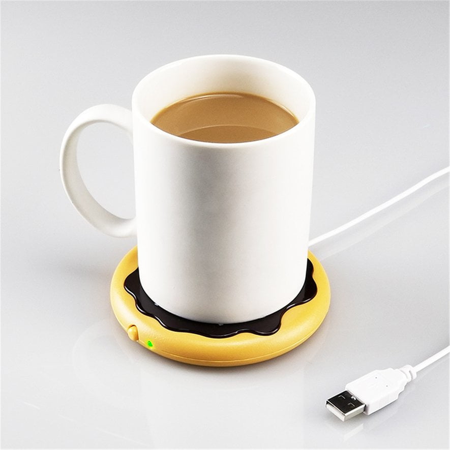 Creative Donut USB Powered Cup Warmer Mat Pad For Coffee Tea Beverage Drink Heating Cup Mat Tea