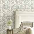 thumbnail image 5 of Better Homes & Gardens Gray Ayana Persian Peel and Stick Wallpaper, 5 of 10