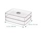 thumbnail image 5 of 1 caja de almacenamiento de alimentos para refrigerador, caja de almacenamiento para refrigerador, cajón para verduras de doble capa, 5 of 6