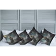 thumbnail image 6 of Ambesonne Fantasy Throw Pillow Cover 4 Pack, Medieval Dwarf Knight, 24", Multicolor, 6 of 6