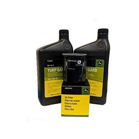 John Deere Original Equipment Oil Change Kit - (2) TY22029   AM107423