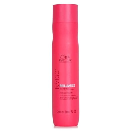 Wella Professionals Invigo Brilliance Shampoo for Fine/Normal Colored Hair, Color Protection & Color Vibrancy, 10.1 oz