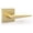 Satin Brass, variant on Mega Handles | Schein Dummy Lever | Pack of 1| Satin Brass