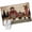 Red, variant on Runner Rug 2 x 6 Ft, Brown Farmhouse Washable Non-Slip Floor Mat for Kitchen Hallway/Entryway, Vintage Country Animals Cabin Forest Long Kitchen Runner Area Rugs for Living Room, Low-Profile
