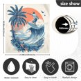 thumbnail image 3 of Dishwasher Sticker Magnetic Dishwasher Sticker Magnetic Decorative Sticker Refrigerator Sticker Dishwasher Decorative Stickers Surfers Palm Tree Waves, 3 of 6