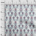 thumbnail image 1 of oneOone Georgette Viscose Fabric Paisley Ikat Decor Fabric Printed BTY 42 Inch Wide, 1 of 4