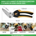thumbnail image 4 of stedi 9'' Professional Scissor Heavy Duty, Multipurpose Cardboard and Carpet Shears, Comfortable Soft Grip, 4 of 5