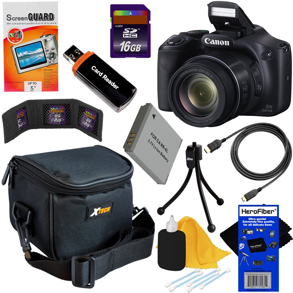 Canon Powershot SX530 HS 16.0 MP Digital Camera with 50x Optical Zoom