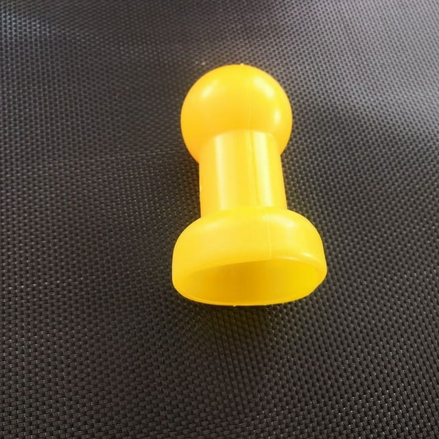 12 x tapas de trampolín tapas de poste, 8x5 cm amarillo TUNC Sencillez