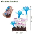 thumbnail image 3 of Unique Bargains Aquarium Coral Luminous Fish Tank Ornaments Silicone Aquarium Plants Fish Tank Coral Fake Coral for Fish Landscape Decoration Aquarium Ornaments Blue, Purple, 3 of 7
