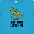 thumbnail image 4 of Inktastic My Gigi Loves Me Grandson Dinosaur Boys Baby T-Shirt, 4 of 5