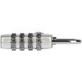 thumbnail image 5 of Pack TSA 4 Digit Luggage Locks - Heavy Duty Set - Your Own Padlocks for Travel Luggage Suitcase & Backpack - Silver, 5 of 5
