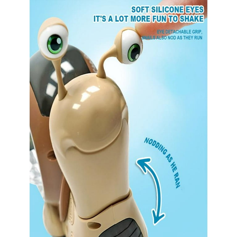 Luminous Snail Toy,2025 Upgraded Snail Toy,Crawling Snail Toy With