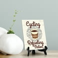 thumbnail image 4 of Signs ByLita Cycling Refueling Station, Table Sign With Acrylic Stand (6 x 8"), 4 of 4