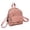czb# Pink307, variant on CUZIBR Mini Corduroy Backpack Girls Vintage Small Casual Daypack Front Pocket Zipper Mini Backpack For Daily Travel Outdoor