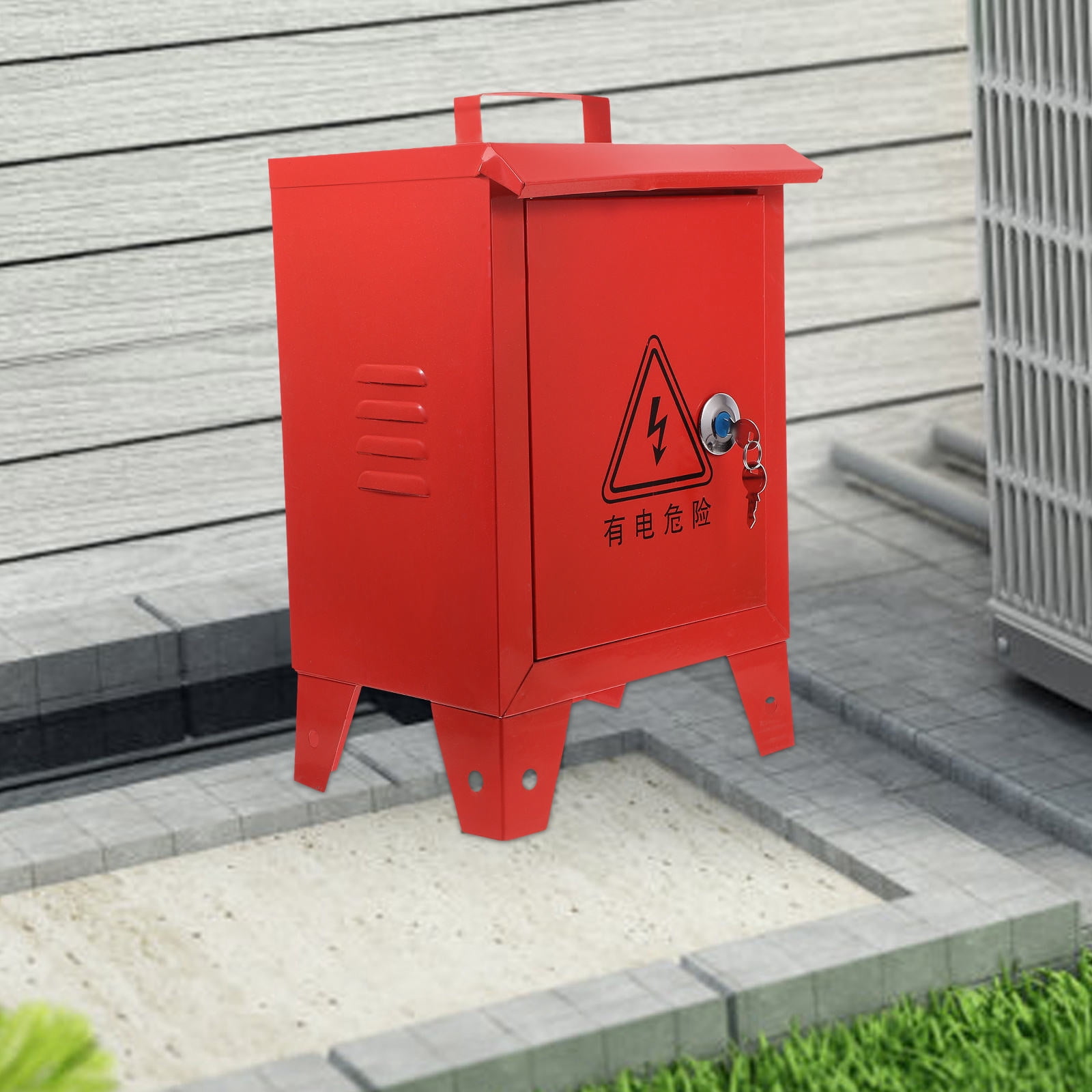 GOOHOCHY Outdoor Junction Box Distribution Junction Box Weatherproof Outdoor Cables Box Enclosure