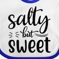 thumbnail image 4 of Inktastic Salty but Sweet Boys or Girls Baby Bib, 4 of 4