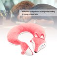 thumbnail image 2 of Fox Shape Travel Neck Pillow Soft Air U Shape Health Pillow (Red Fox), 2 of 6