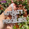 thumbnail image 1 of DUBSS Collier à Griffes pour Hommes Pendentif « Iced Out Loyalty Is Priceless » Bijoux Hip-Hop, 1 of 5