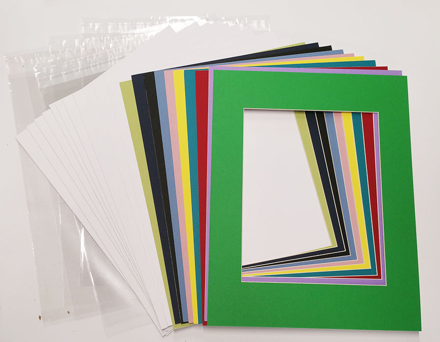 Mixed Colors 12x16 White Picture Mats With White Core For 8x10 Pictures Mixed Colors 12x16 White Picture Mats With White Core For 8x10 Pictures