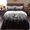 Black, variant on Full Size Duvet Cover 4 Piece Bedding Set Foggy Forest Gradient Black Shadow Bed Sheet Sets Soft Microfiber Comforter Cover with Flat Sheet 2 Pillow Shams