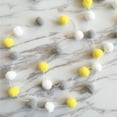 thumbnail image 5 of 2pcs Colorful Felt Ball String Ornament Girls Room Decor Hair Ball Hanging Pendant For Party Decor Garland Children DIY Supplies No.01, 5 of 7