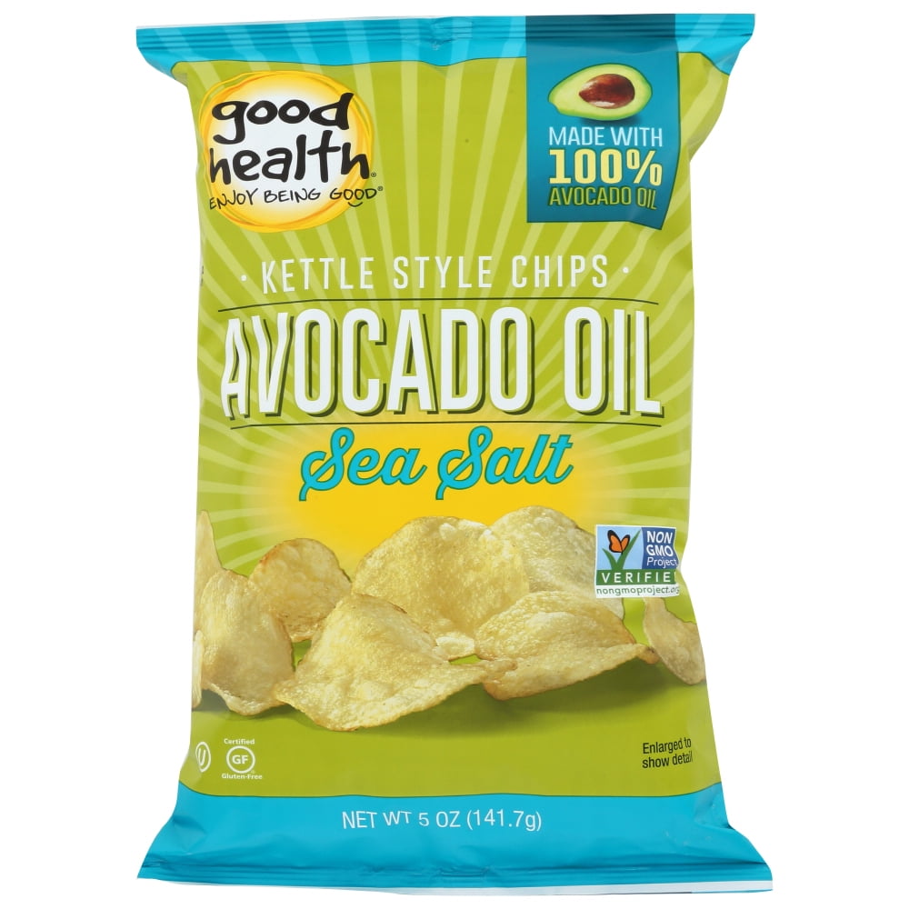 Good Health Avocado Oil Sea Salt Kettle Style Potato Chips 5 oz