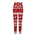 thumbnail image 5 of Christmas Leggings for Women Elastic High Waist Festive Print Tight Pants Workout Yoga Pants Holiday Leggings, 5 of 5